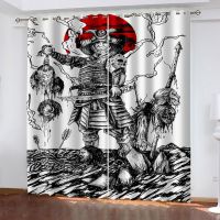 【HOT】✿ Ink Painting Samura Curtain Dining Room Door Curtains Drape Entrance Hanging Bedroom