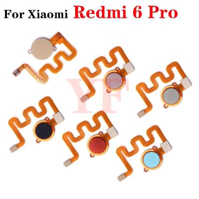 ‘；【。- For  Redmi 6 Pro For Mi A2 Lite Button Back Touch ID Scanner Fingerprint Sensor Flex Cable