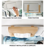 1 Pcs Car Tissue Box Towel Sets Car Sun Visor Tissue Napkin Box Holder Auto Interior Storage Decoration for Car Accessories