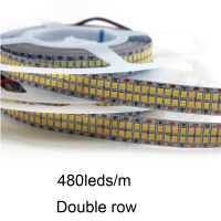 double row 480ledsM 12V 24V 2835 LED Strip tape light non waterproof WhiteWarm White LED Light Strips Flexible Tape lamp 1-5m