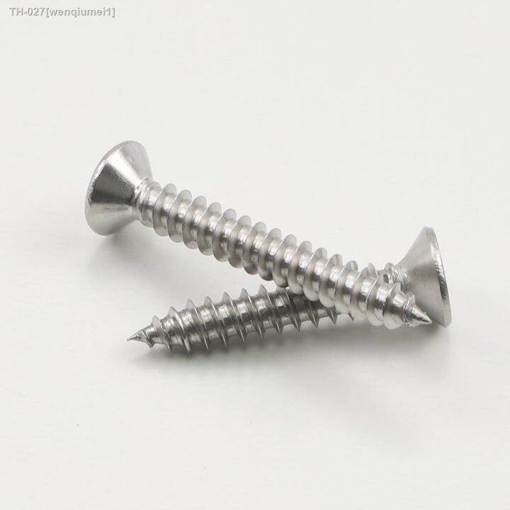 juidinto-cross-flat-head-self-tapping-screw-m1-2-m1-4-m1-7-m2-m2-3-m3-m4-2-m4-m5-m6-stainless-steel-phillips-for-sheet-metal