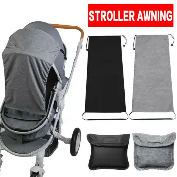 Stroller awning clearance