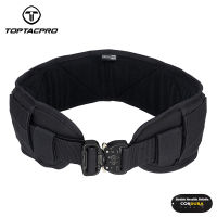 TOPTACPRO Tactical Padded Combat Waist Belt Multi Function Cummerbund MOLLE / PALS System Quick Release Buckle Military Belt Austrai Alpin Cobra Buckle 8401