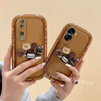 Phone Case เคส Honor90 Honor 90 Lite 5G Huawei Nova Y71 เคสตุ๊กตาหมีการ์ตูนกาแฟน่ารักป้องกันเลนส์กรอบนิ่มกันกระแทก2023