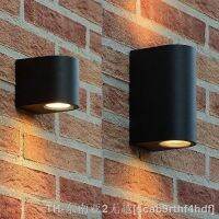 hyfvbujh■﹊✆ GU10 Base Outdoor Wall Lights Garden Porch Lighting Lamps Aluminum AC86-265