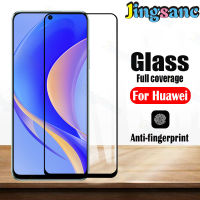 Jingsanc 1 ~ 2ชิ้นสำหรับ Huawei Nova Y90ครอบคลุมเต็มรูปแบบกระจกนิรภัย9H ความแข็งป้องกันรอยขีดข่วนฟิล์มกันรอยหน้าจอ