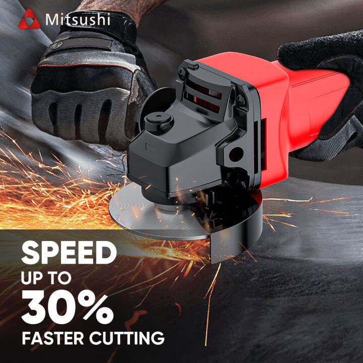 Mitsush Electric Angle Grinder 600W Powerful Angle Grinder Industrial