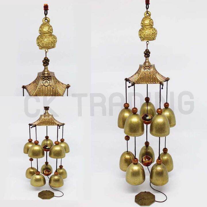 notting-0029-ระฆังลม-กระดิ่งลม-กระดิ่งน้ำเต้า-10-ลูกโมบายลม-วินเทจ-wind-chimes-vitage