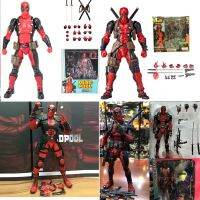 Mafex 082 Revoltech Deadpool หุ่นเดดพูลเคลื่อนไหวมาร์เวลตุ๊กตาของขวัญซูเปอร์ฮีโร่ของเล่นที่ดีที่สุด