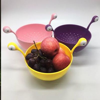 【CC】❏  Spaghetti Cartoon Little Fruit Basket Basin Drain Room Plate Net