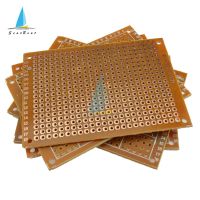 10ชิ้นต้นแบบกระดาษทองแดง Pcb เมทริกซ์การทดลองสากลแผงวงจร5x7cm