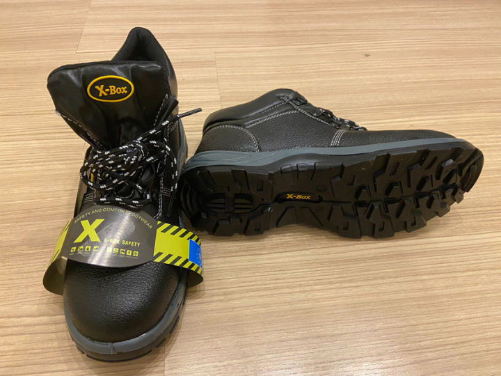 x-box-รองเท้าเซฟตี้หุ้มข้อ-รองเท้าหัวเหล็กพื้นเหล็ก-หนังแท้-พื้น-pu-เบา-สวย-คุณภาพสูง-ราคากันเอง-รองเท้า-เซฟตี้-safety-shoes-size-36-47