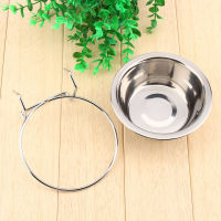 Pet Bowls Dual Hanging Food Water Bowl Feeder with Hook for Cat Pet Dog Puppy Crate Cage Elevated Dog Feeder Dishes for Food &amp; WaterFor Dog