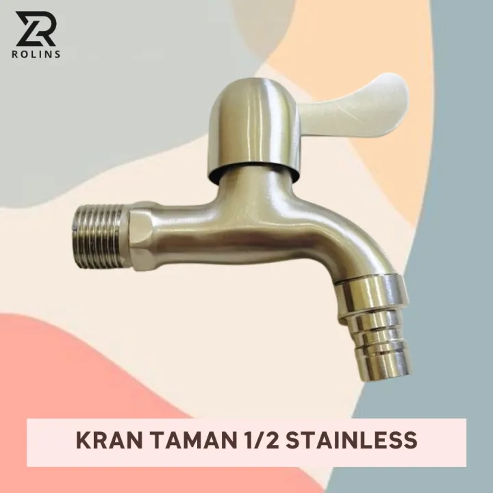 Kran Air 12 Inch Stainless Steel Sus 304 Keran Air Keran Taman Ss New Lazada Indonesia 9054