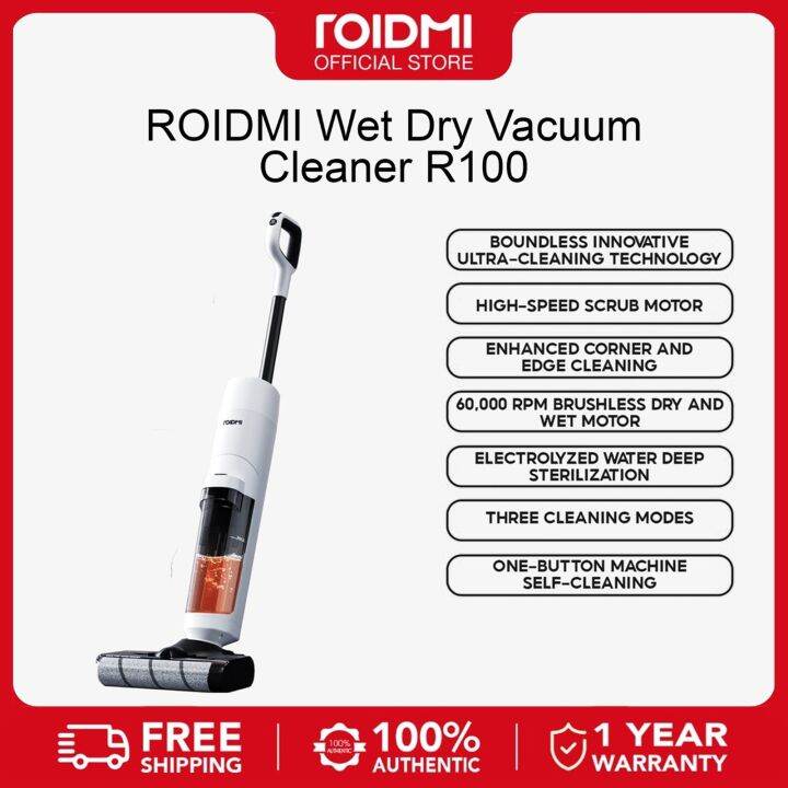 roidmi smart cordless wet dry vacuum cleaner