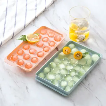 Round Ball Ice Cube Trays, Plastic Ice Cream Moulds