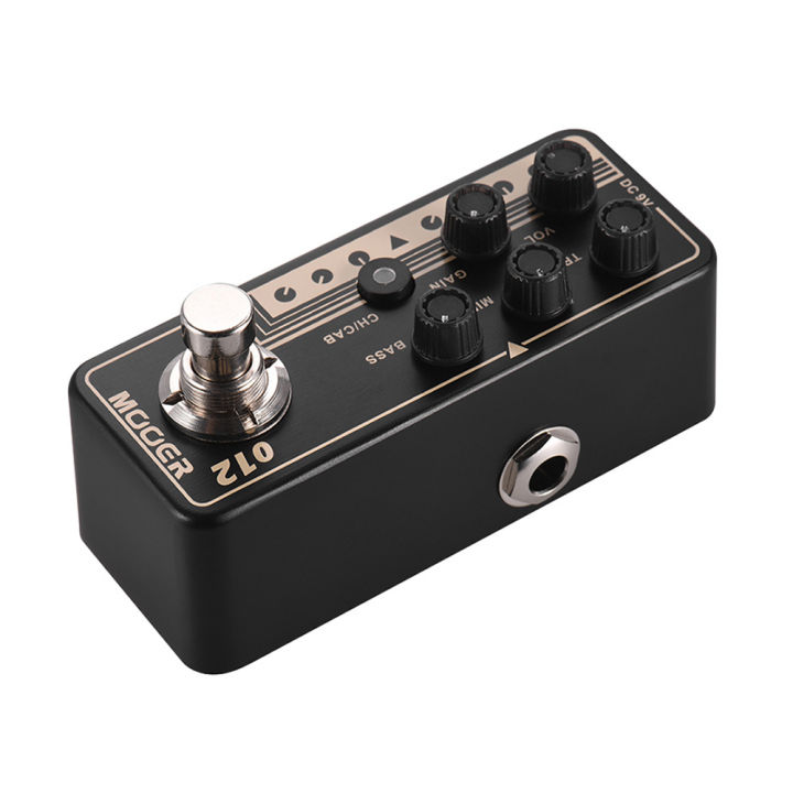 mooer-012-us-gold-100-classic-british-style-digital-preamp-guitar-effects-pedals