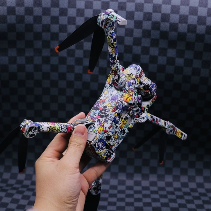 yf-pvc-stickers-for-dji-mini-3-drone-skin-full-body-remote-control-sticker-scratch-resistant-waterproof-colorful-anti-film