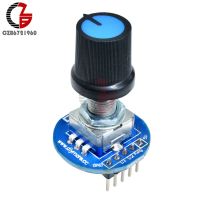 Rotating Potentiometer Digital Rotary Incremental Encoder Control Switch Module Digital Pulse Signal with Knob Cap