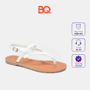 Giày sandal nữ xỏ ngón đế bệt đi biển BQ SD 822-30