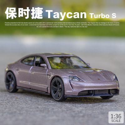 1:36 Porsche Taycan High Simulation Diecast Metal Alloy Model Car Toy Kids Gift Collection