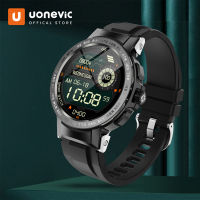 Uonevic นาฬิกาสมาร์ท E19 1.28 นิ้วโหมดการออกกำลังกาย Call Remind GPS Smartwatch ติดตามการเคลื่อนไหวสำหรับผู้ชายกีฬาสุขภาพสำหรับผู้หญิงกันน้ำสำหรับ iOS Android