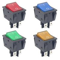 [HOT GELLXKOWOIGHIO 527] Rocker Switch ON OFF 2ตำแหน่ง4 Pins/ 6 Pins อุปกรณ์ไฟฟ้าพร้อมสวิตช์ไฟฝาครอบ16A 250VAC/ 20A 125V