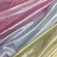 150cm*100cm/pc Colorful Laser Cloth Bright Clothing Dress Sewing Fabric Stage Photo Shiny Fabric Tablecloth DIY Accessories