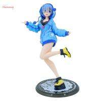 SHINNIY Rem Figures PVC Re: Life In A World ที่แตกต่างจาก Miniatures Zero ชุดอะนิเมะชุดรุ่นโมเดลของเล่น Rem หุ่นแอคชั่นตุ๊กตาประดับ