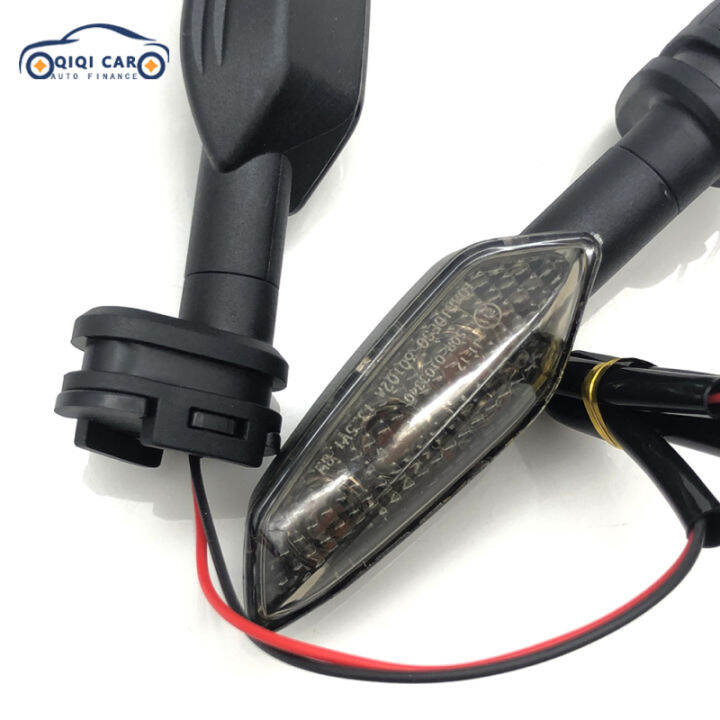 qiqi-ip67กันน้ำไฟ-led-กระพริบมอเตอร์ไซค์12v-ไฟสัญญาณสัญญาณไฟเลี้ยวรถจักรยานยนต์2ชิ้นเข้ากันได้กับ-fz8-fz1-fz6-xj6-fast