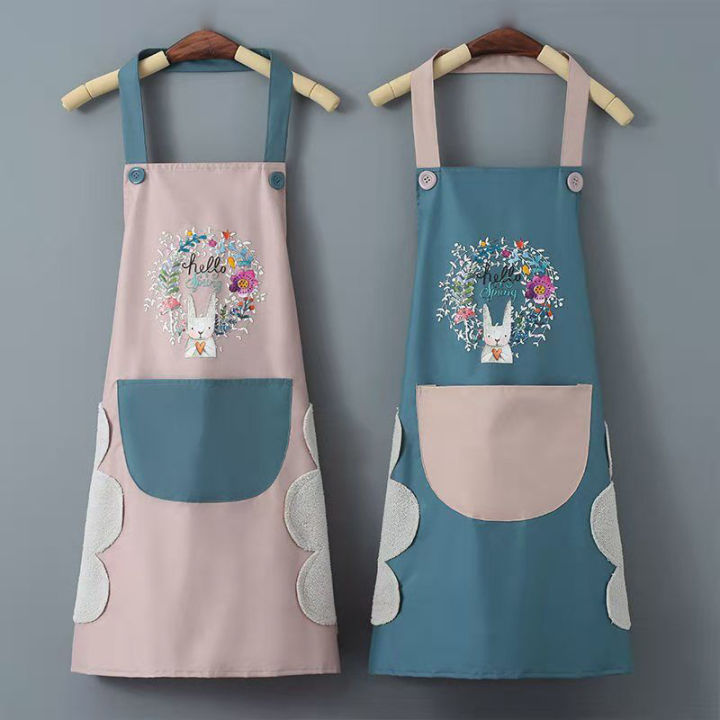 ผ้ากันเปื้อน-ผ้ากันเปื้อนทําอาหาร-cooking-apron-ผ้ากันเปื้อนลายการ์ตูน-ผ้ากันเปื้อนน่ารัก-ชุดกันเปื้อนผู้ใหญ่-e23