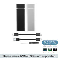 M.2 SSD Case USB 3.1ถึง M.2 NGFF SSD Enclosure SSD Case SATA ภายนอก USB Adapter UASP SuperSpeed สำหรับ2242 2260 2280 M2 SSD