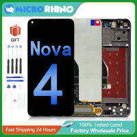 6.4นิ้วจอแสดงผลเดิมสำหรับ nova 4 LCD VCE-AL00 VCE-TL00 VCE-L22 Touch Screen Digitizer ASSEMBLY Parts REPLACEMENT