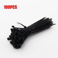 Self-locking plastic nylon tie 100PCS/bag black Zip wraps strap nylon cable tie set fastening ring Loop Wire Wrap