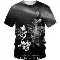 Samurai Tattoo T-Shirt 3D Printed Japanese Demon Men Harajuku Casual Short Sleeve Tops SIZE s-5xl style6