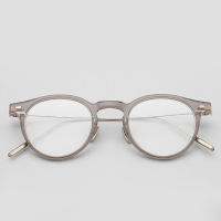 Korean GM brand Titanium GENTLE JOJO Eyeglasses frames Women Men Round Eyewear Frames For Reading Myopia Prescription lens