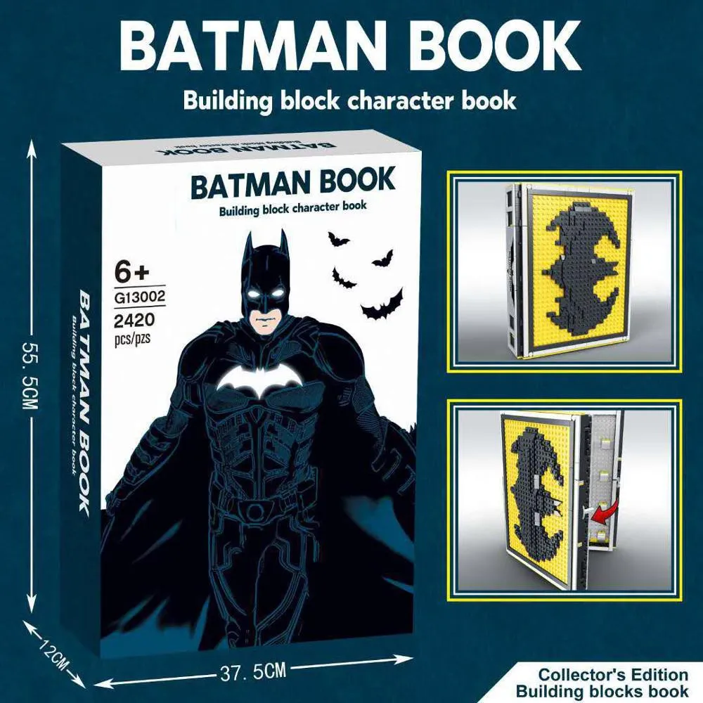 Lắp Ghép Mô Hình Sắt Bộ Sách Batman Nhân Vật Bộ Sưu Tập Combo Batman Book  52Minifigures Siêu Anh Hùng Batman 13002 