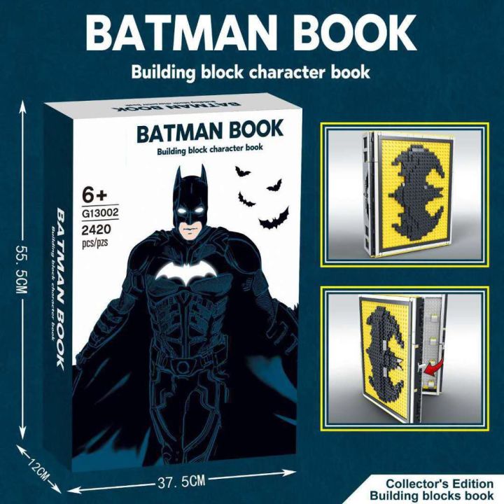 Lắp Ghép Mô Hình Sắt Bộ Sách Batman Nhân Vật Bộ Sưu Tập Combo Batman Book  52Minifigures Siêu Anh Hùng Batman 13002 