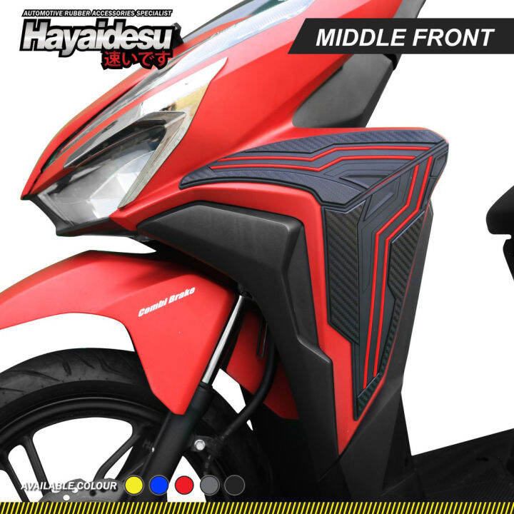 Hayaidesu Middle Front Body Protector Cover for Honda Click 125 and 150 ...