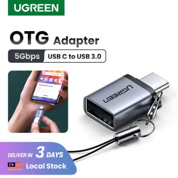 Ugreen USB Type C to USB 3.0 Adapter Thunderbolt 3 Type-C Adapter OTG Cable  Converter For Macbook pro Air Samsung S10 S9 USB OTG