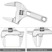 XHLXH Multi-Function Nut Key Tubing Hand Tool Short Handle Repair Tool Bathroom Wrench Plumbing Wrench Activity Wrench Universal Wrench Adjustable Wrench Universal Spanner