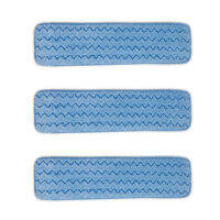 3Pcs Mop Cloths สำหรับ Rubbermaid Wet Pad ไมโครไฟเบอร์เติม1124นิ้วหุ่นยนต์เครื่องดูดฝุ่นอุปกรณ์เสริมอะไหล่ในครัวเรือน