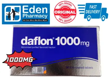 3X DAFLON 1000mg 30's Treatment of Hemorrhoids and Varicose Veins