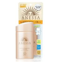 Anessa Perfect Essence Sunscreen Milk Mild for Sensitive Skin SPF50+PA+++ 60ml. แอนเนสซ่า กันแดด สูตรอ่อนโยน สีทองอ่อน