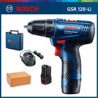 [A Practical]♟Bosch 12V GSR 120-LI สว่านไร้สายเครื่องมือไฟฟ้าแบบมืออาชีพ