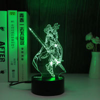 36 models Anime 3D night light Star fan gift bedroom decoration lamp LED USB touch sensor color changing table lamp model toy