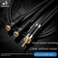 Couple Headphone hifi 3.5mm Audio Cable Y Splitter Cable 3.5mm 1 Male To 2 Dual Female Audio Cable For Huawei Xiaomi Headphones Accessories