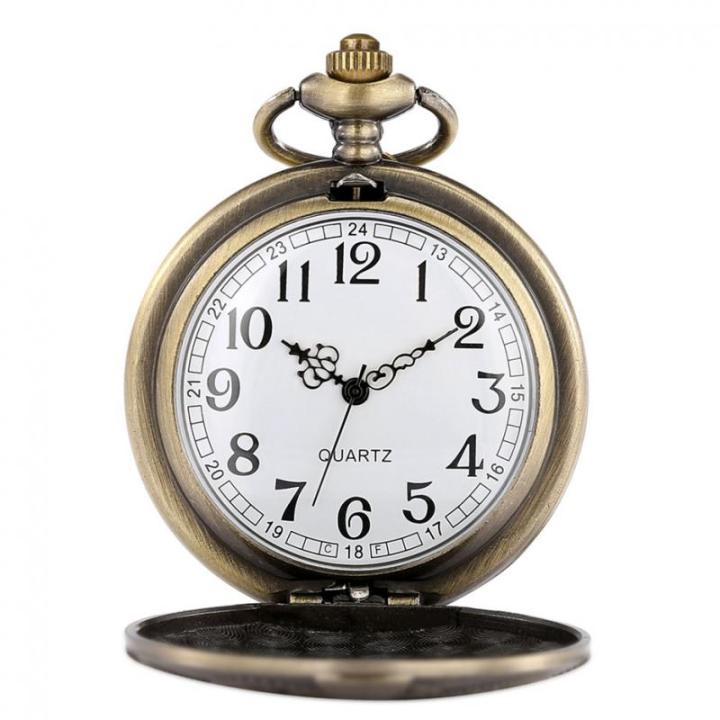 นาฬิกาพกระบบควอตซ์การออกแบบลวดลายอนิเมะการ์ตูนจากสหรัฐอเมริกาเครื่องประดับจี้สร้อยคอโล่กัปตันมาร์เวล