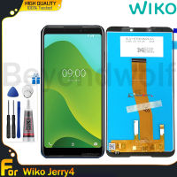 Beyondwolf หน้าจอเดิมสำหรับ Wiko Jerry4 LCD หน้าจอ LCD หน้าจอสัมผัสแสดงชิ้นส่วนสำหรับ Jerry4จอสำรอง