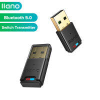 LLANO สวิทช์บลูทูธ5.0ส่งสัญญาณบลูทูธอะแดปเตอร์ Dongle เสียง10เมตรส่งสัญญาณสนับสนุนสวิทช์ PS4 PS5เสียง